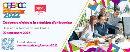 Cré'ACC 2022, le concours de la création d'entreprise en Occitanie : inscription avant le 9 septembre