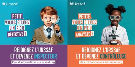 L'Urssaf recrute des inspecteurs et des contrôleurs.