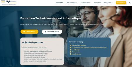 DIGINAMIC ajoute à son catalogue une nouvelle formation : technicien support informatique. 