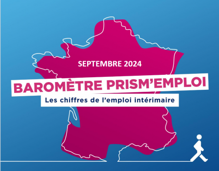 Baromètre de l'intérim en septembre 2024