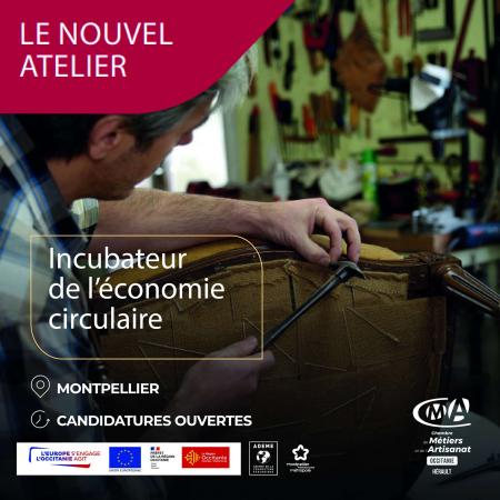 Artisans : le « Nouvel Atelier », incubateur de l'économie circulaire, démarre à Montpellier