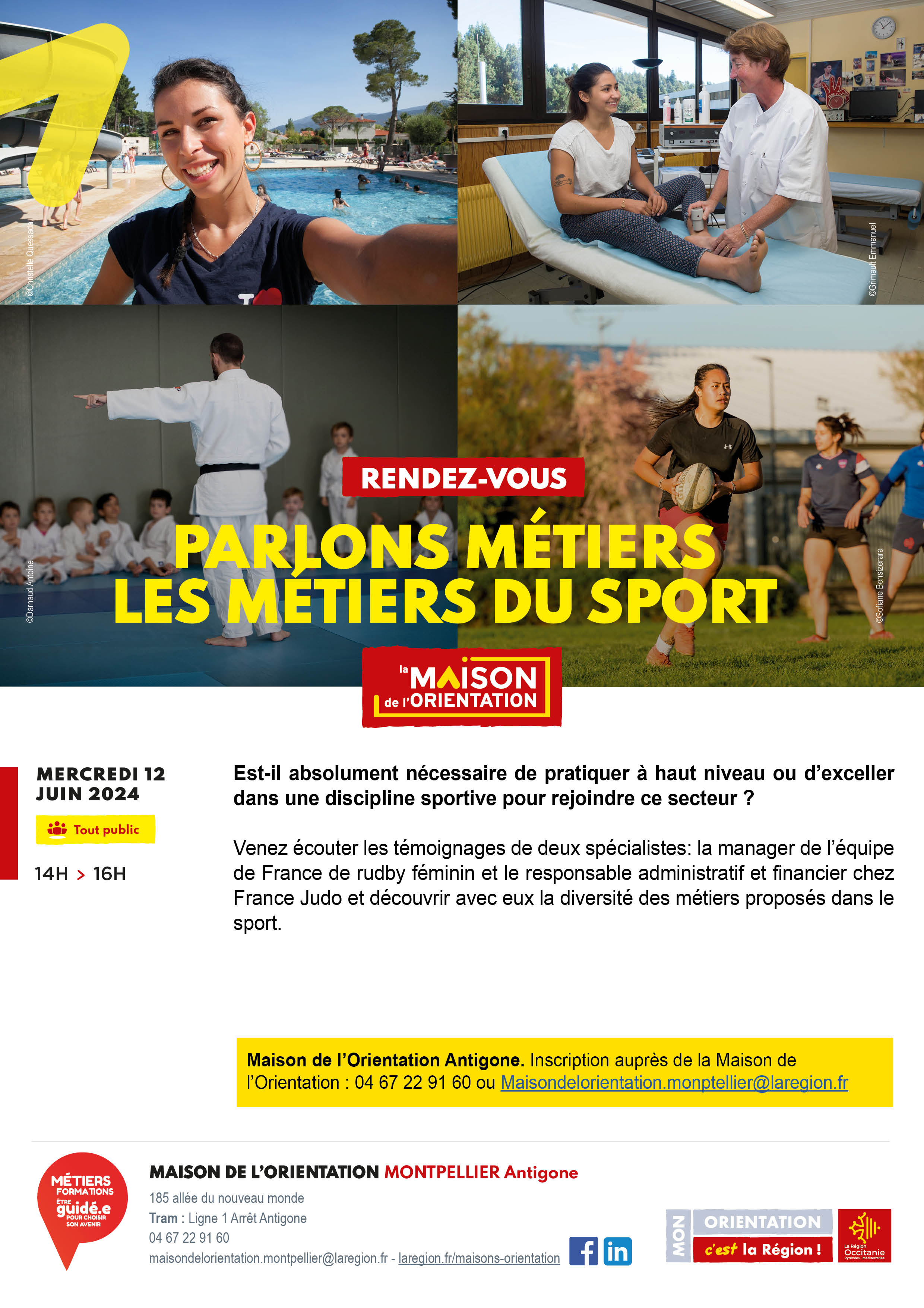 Les métiers du sport