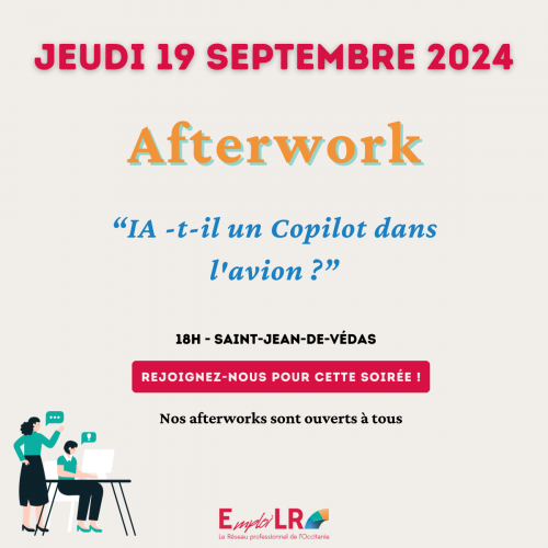 Afterwork Emploi LR : IA-t-il un Copilot dans l'avion ?