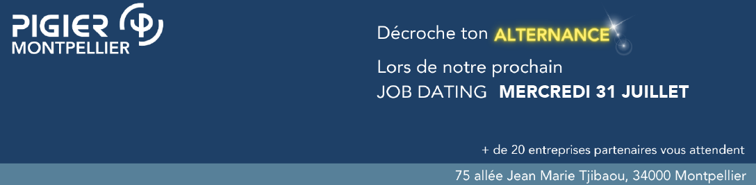 Job dating PIGIER 