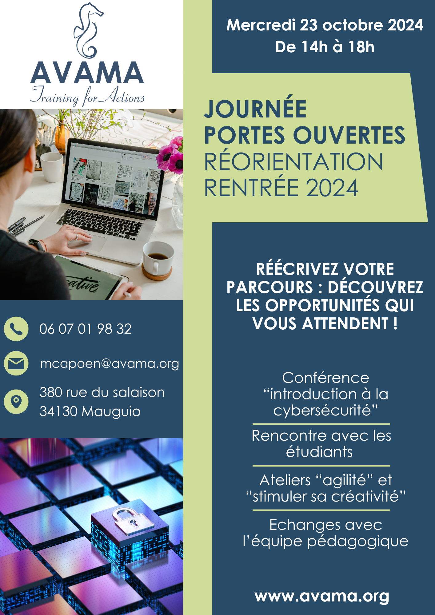 Journée portes ouvertes spéciale réorientation - AVAMA Montpellier