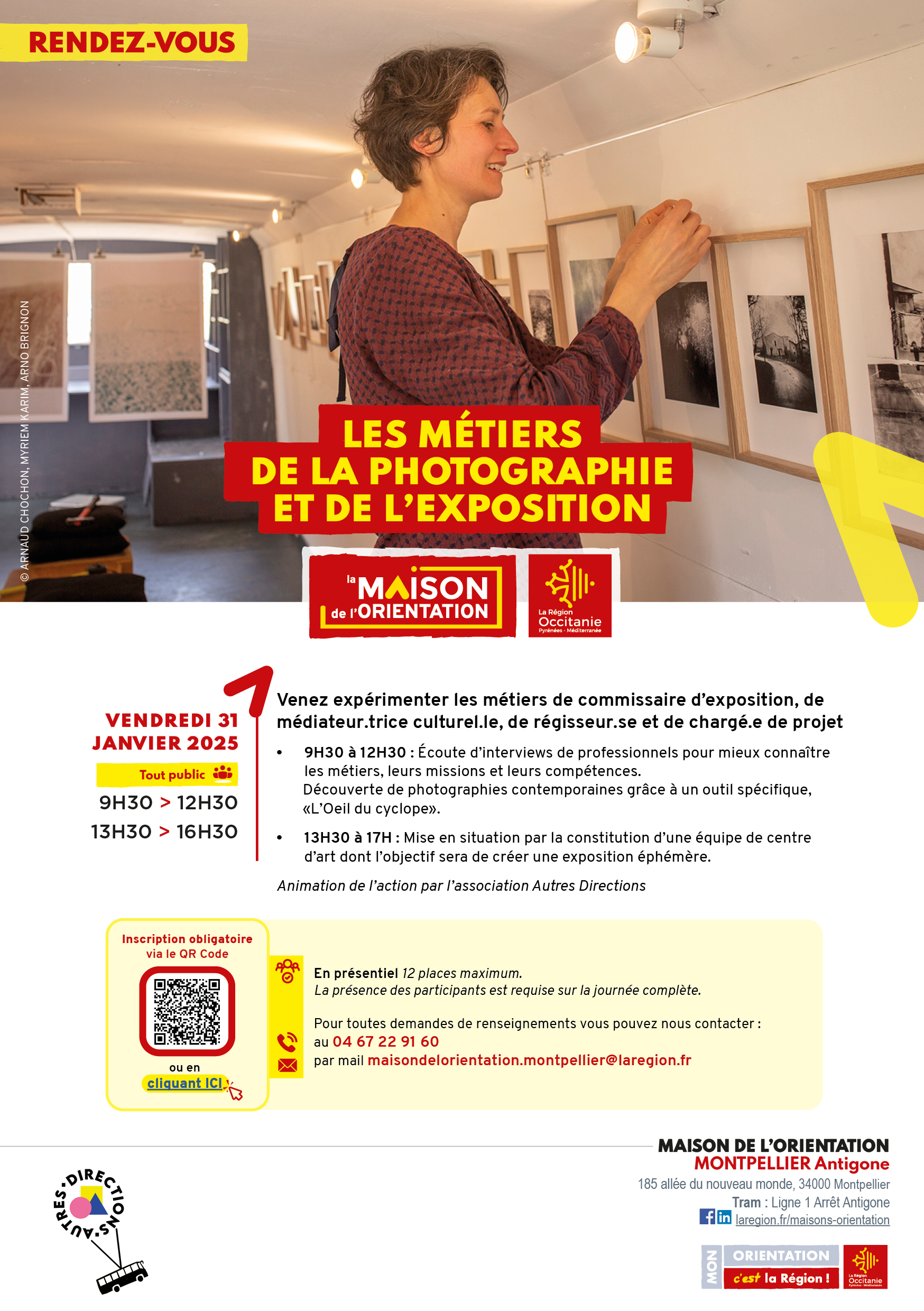 Les métiers de la photographie et de l'exposition