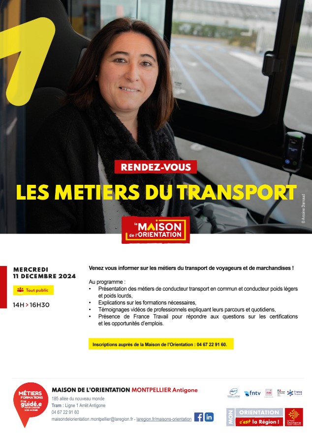 Les métiers du transport