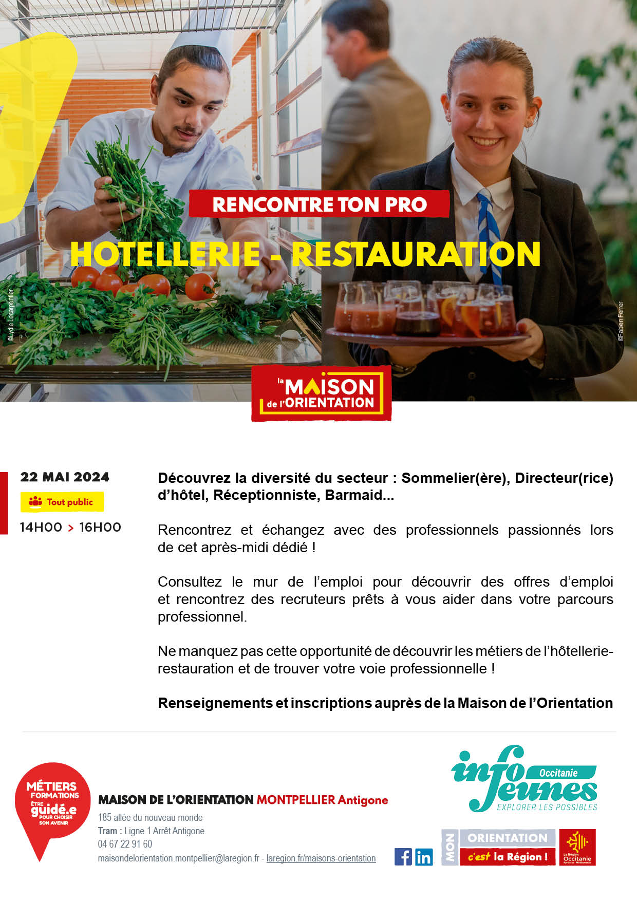 Rencontre ton pro : hôtellerie - restauration