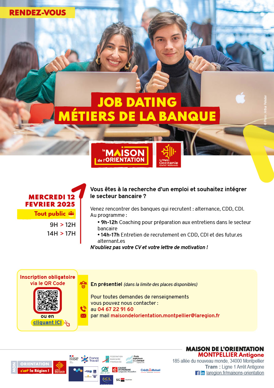 Job Dating - Métiers de la banque