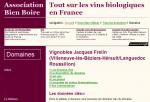 Jacques Frelin exporte ses vins bios.